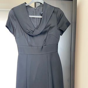 Banana republic little black dress w cowl neck